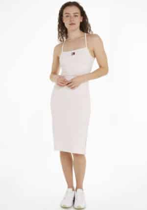 Tommy Jeans Jerseykleid »TJW XS BADGE TIE BACK MIDI DRESS«