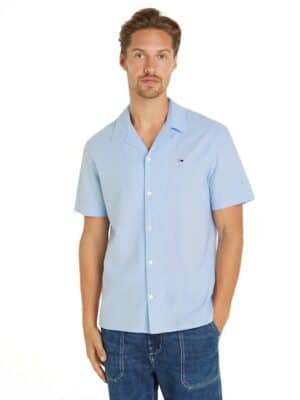 Tommy Jeans Kurzarmhemd »TJM LINEN BLEND CAMP SHIRT EXT«