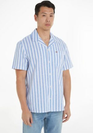 Tommy Jeans Kurzarmhemd »TJM STRIPE LINEN SS SHIRT EXT«