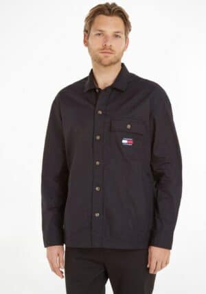 Tommy Jeans Langarmhemd »TJM CLASSIC SOLID OVERSHIRT«
