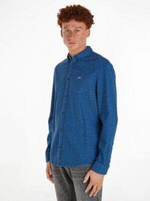 Tommy Jeans Langarmhemd »TJM REG BRUSHED GRINDLE SHIRT«