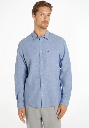 Tommy Jeans Langarmhemd »TJM REG LINEN BLEND SHIRT«