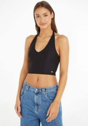 Tommy Jeans Neckholdershirt »TJW RIB HALTERNECK TOP«