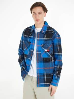 Tommy Jeans Outdoorhemd »TJM BRUSHED CHECK OVERSHIRT«