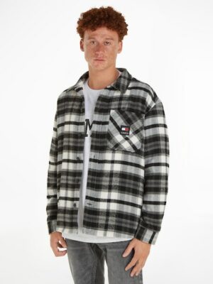 Tommy Jeans Plus Fleecehemd »TJM FLEECE LINED CHECK SHIRT EXT«