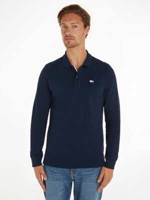 Tommy Jeans Poloshirt »TJM SLIM PLACKET LS POLO«