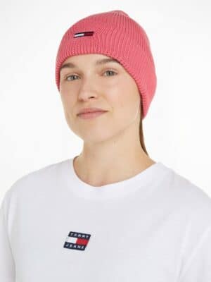 Tommy Jeans Strickmütze »TJW ELONGATED FLAG BEANIE«
