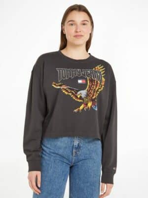 Tommy Jeans Sweatshirt »TJW RLX CRP VINTAGE EAGLE CREW«