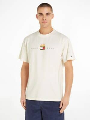 Tommy Jeans T-Shirt »TJM RLX LINEAR FIRE FLAG TEE«