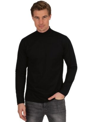 Trigema Longsleeve »TRIGEMA Langarm Shirt mit Stehkragen«