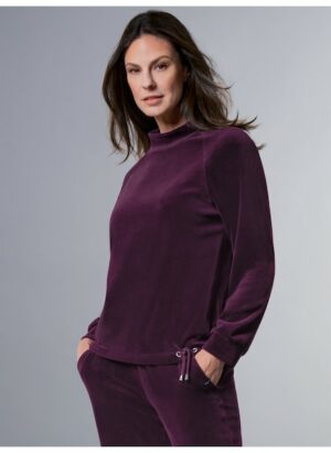 Trigema Sweatshirt »TRIGEMA Nicki Pullover mit Kordelzug«