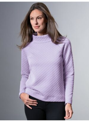 Trigema Sweatshirt »TRIGEMA Sweatshirt in Jacquard-Strick-Qualität«