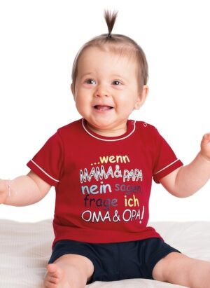 Trigema T-Shirt »TRIGEMA Shirt Feinripp Oma & Opa«