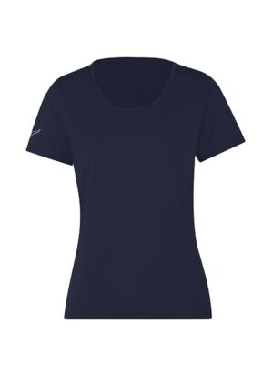 Trigema T-Shirt »TRIGEMA T-Shirt DELUXE Baumwolle mit Kristallsteinen«