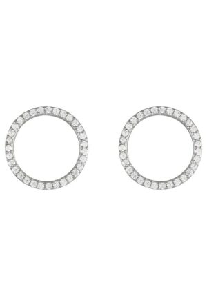 UNIKE JEWELLERY Paar Ohrstecker »GLOW CIRCLE ROUND KREIS RUND