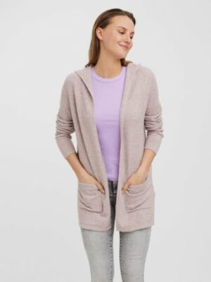 Vero Moda Strickjacke »VMDOFFY LS OPEN HOOD CARDIGAN GA NOOS«