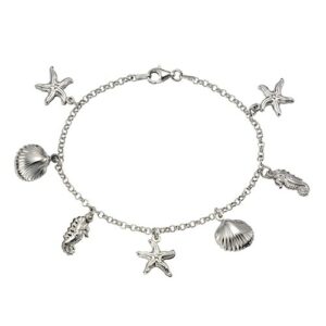 Vivance Armband »925 Silber rhodiniert maritime Motive«