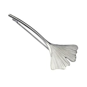 Vivance Brosche »925 Sterling Silber rhodiniert Ginkgo«