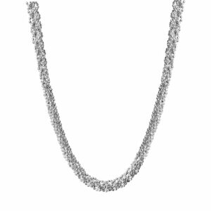 Vivance Collierkettchen »925/- Sterling Silber rhodiniert Kugelkette«