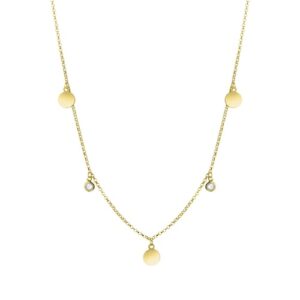 Vivance Collierkettchen »925-Sterling Silber vergoldet«