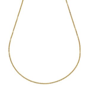 Vivance Collierkettchen »Edelstahl vergoldet Ankerkette 2mm breit«