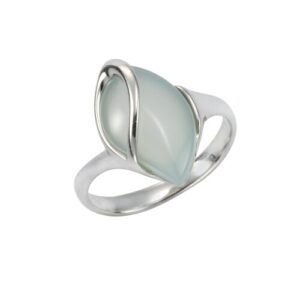 Vivance Fingerring »925/- Sterling Silber Aqua Achat«