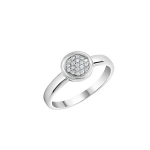 Vivance Fingerring »925-Sterling Silber rhodiniert Zirkonia«