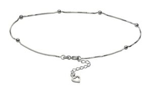 Vivance Fußkette »925 Sterling Silber Kugeln«