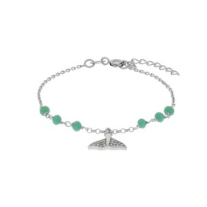 Vivance Fußkette »925/- Sterling Silber rhodiniert Glassteine und Zirkonia«