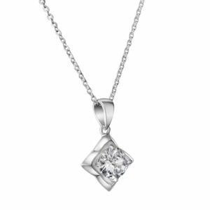 Vivance Kette mit Anhänger »925-Sterling Silber rhodiniert«
