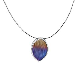 Vivance Kette mit Anhänger »925/- Sterling Silber rhodiniert mit Titan«