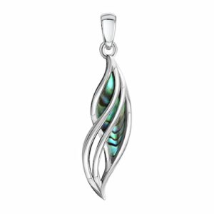 Vivance Kettenanhänger »925/- Sterling Silber rhodiniert Abalone«