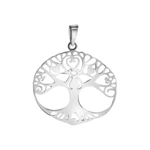 Vivance Kettenanhänger »925-Sterling Silber weiss«