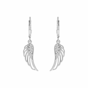 Vivance Paar Ohrhänger »925/- Sterling Silber rhodiniert Zirkonia«