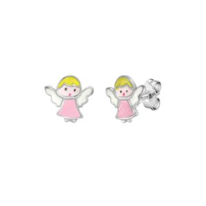 Vivance Paar Ohrstecker »925/- Sterling Silber rhodiniert Engel«