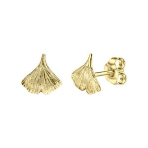 Vivance Paar Ohrstecker »Gold 333 Ginko-Motiv«