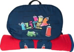 WALSER Kinderrucksack »Organizer Graffiti«