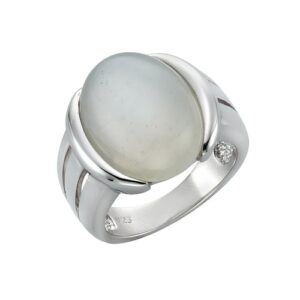 Zeeme Fingerring »925/- Sterling Silber Mondstein«