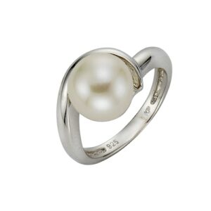 Zeeme Fingerring »925/- Sterling Silber Perle«