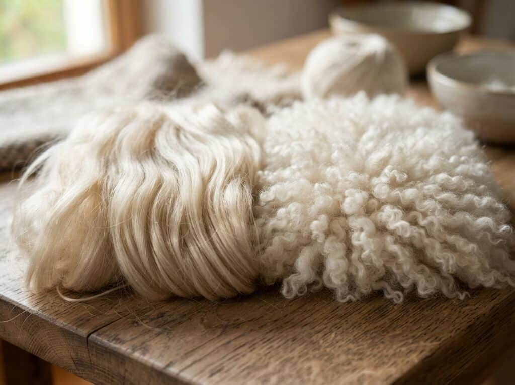 Alpaka oder Merino